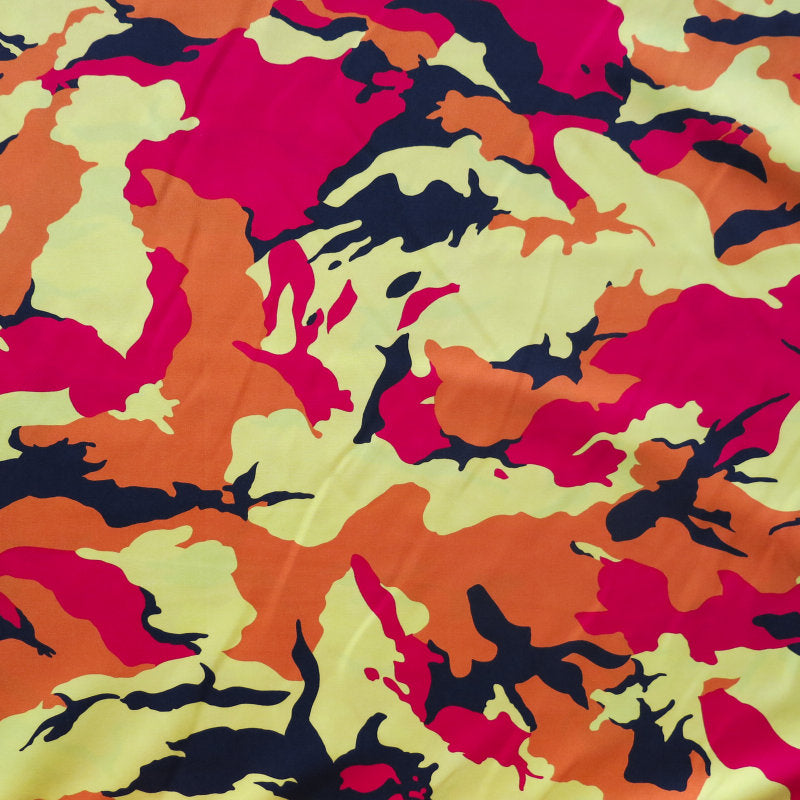 Microfiber Boardshort Fabric Firestorm Camo
