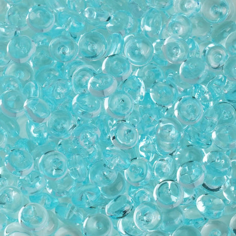 Fish Bowl Beads - Blue Gray (8 oz Bag - 7mm)