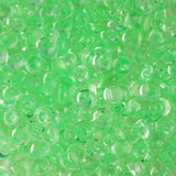 Fish Bowl Beads - Bright Green (8 oz Bag - 7mm)