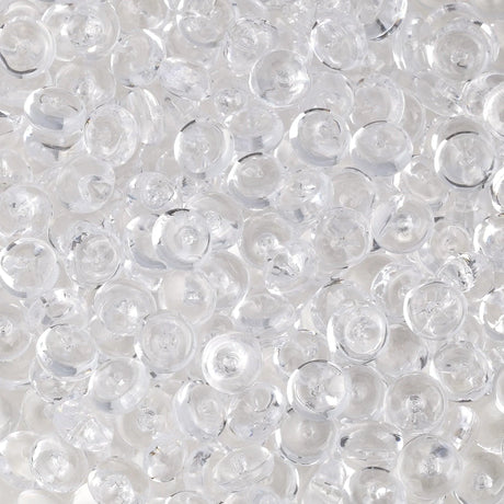 Fish Bowl Beads - Clear (8 oz Bag - 7mm)