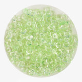 Fish Bowl Beads - Green (8 oz Bag - 7mm)