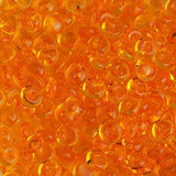 Fish Bowl Beads - Orange (8 oz Bag - 7mm)