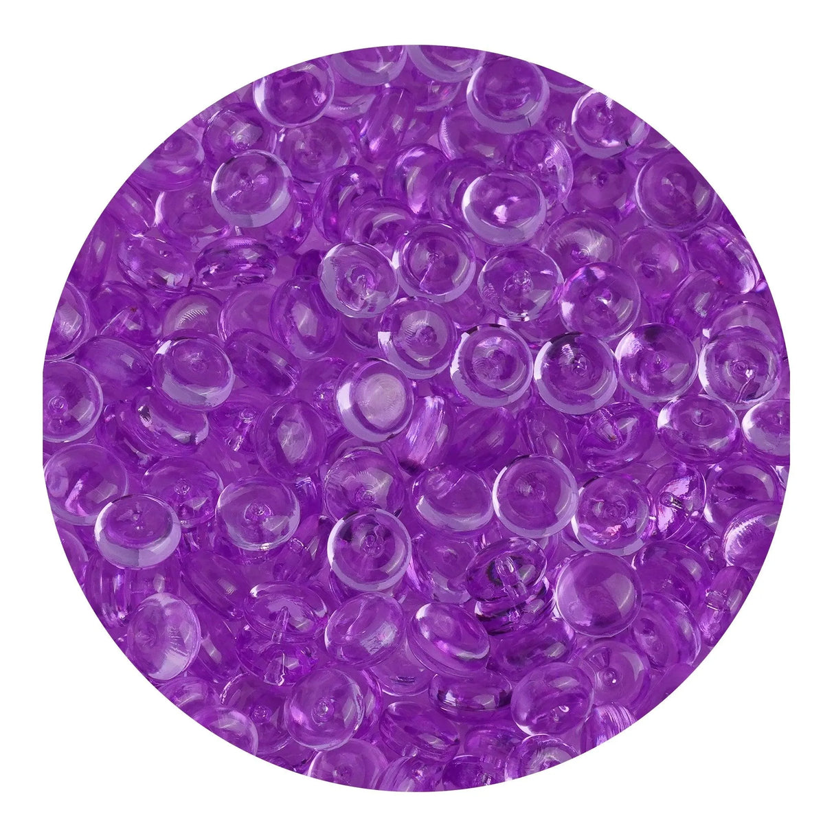 Fish Bowl Beads - Purple (8 oz Bag - 7mm)
