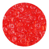 Fish Bowl Beads - Red (8 oz Bag - 7mm)