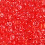 Fish Bowl Beads - Red (8 oz Bag - 7mm)