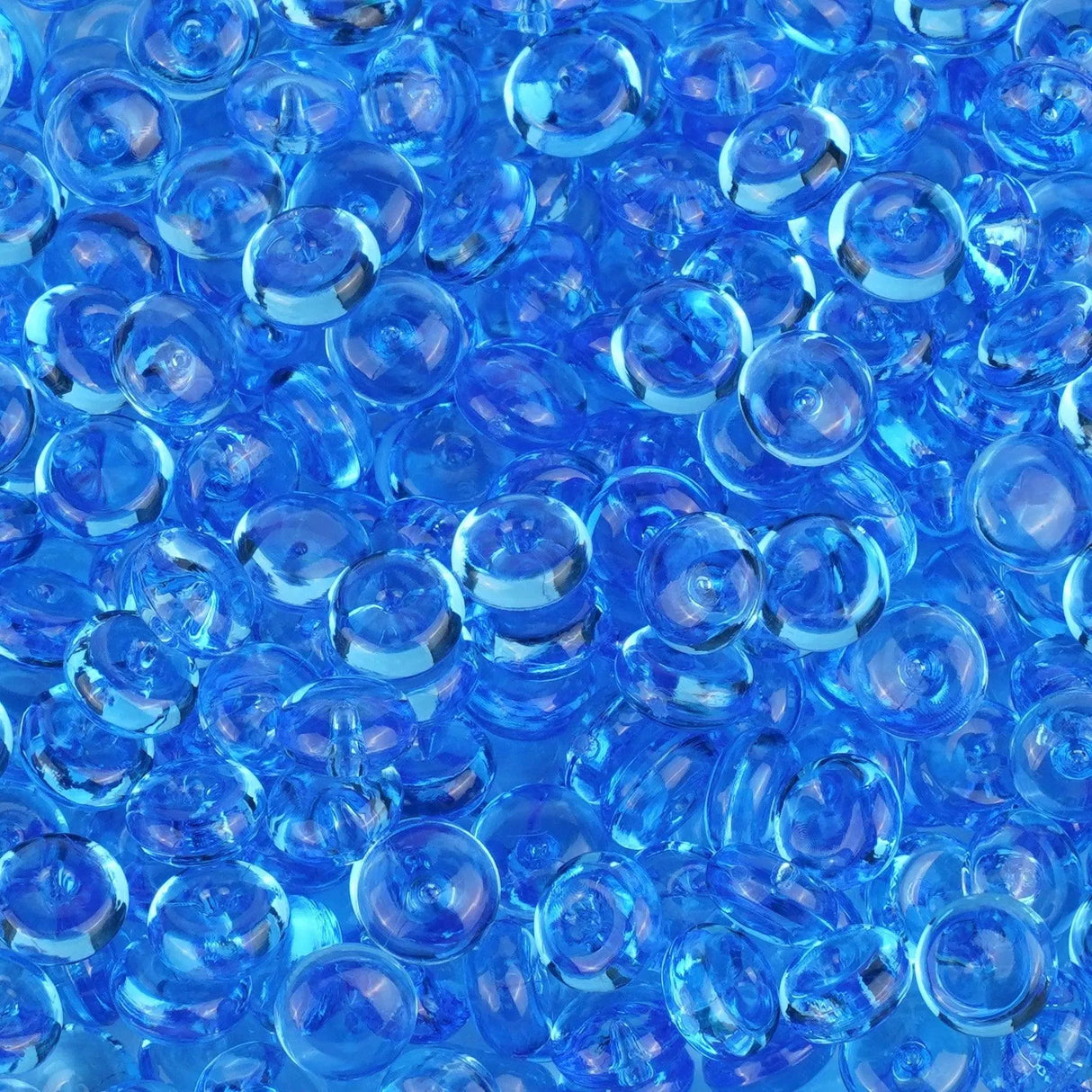 Fish Bowl Beads - Royal Blue  (8 oz Bag - 7mm)