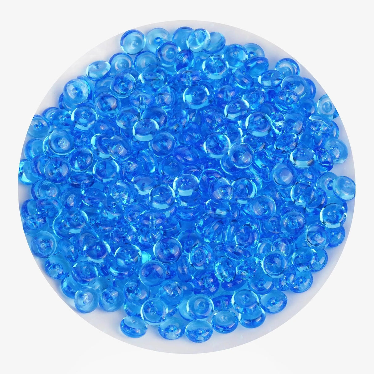 Fish Bowl Beads - Royal Blue  (8 oz Bag - 7mm)