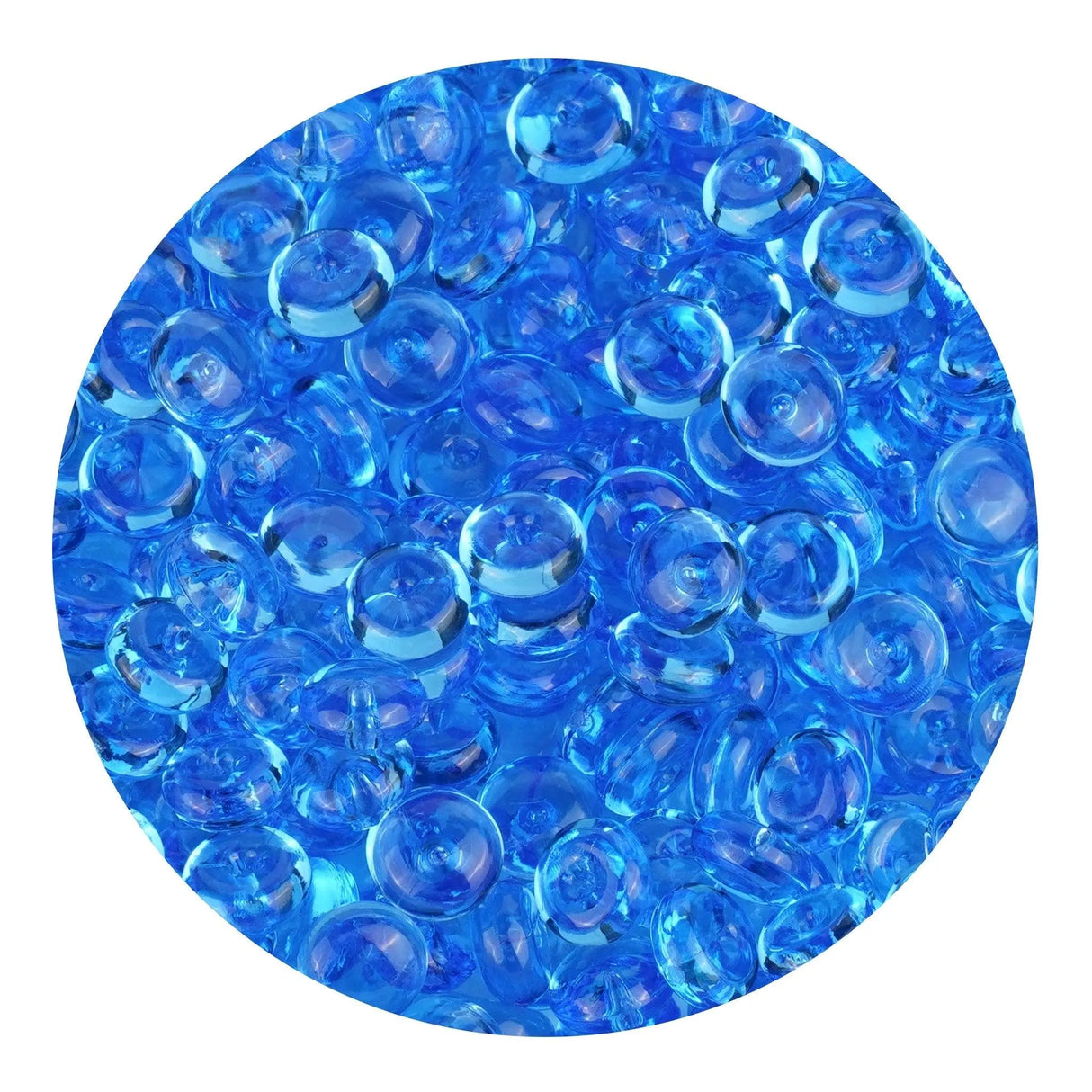Fish Bowl Beads - Royal Blue  (8 oz Bag - 7mm)