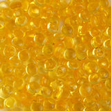 Fish Bowl Beads - Yellow (8 oz Bag - 7mm)