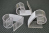 12 pcs Adjustable Clear Plastic Table Skirt Clips
