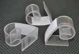 12 pcs Adjustable Clear Plastic Table Skirt Clips