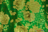 Oriental Metallic Flower Brocade Metallic Brocade Fabric - Metallic Flower, 58" Width (1 Yard)