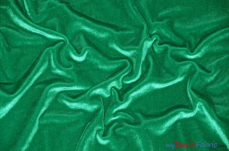 Stretch Velvet Spandex Fabric - Solid, 58" Width (1 Yard)