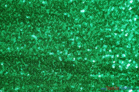 Glitz Mesh Sequins Polyester Fabric - 3Mm Glitter Sequins, 52" Width, Multiple Colors (1 Yard)
