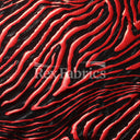 Flame Foil Mesh Nylon Spandex Fabric - Silver Black, Black Gold, Red Black, Black Black Jaguar Pattern, 58-60" Width, 4-Way Stretch (1 Yard)