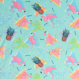 Microfiber Boardshort Fabric Flamingo Fanfare
