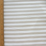 Bamboo Cotton Lycra Stripe Knit Fabric