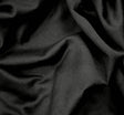 Fleece One Side Brushed Solid Black Width 58/60" Polyester Cotton Fabric - Solid Black, 58/60" Width (1 Yard)