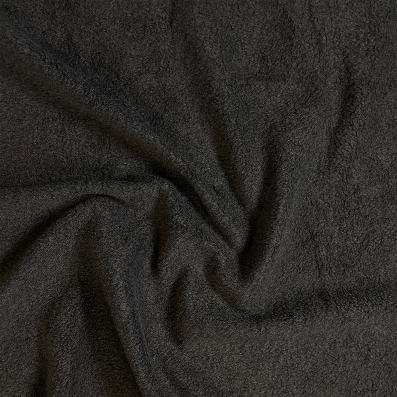Polar Fleece Fabric by the Yard Charcoal 60" 280 GSM