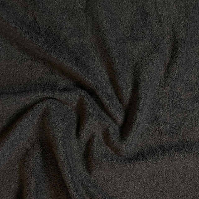 Polar Fleece Fabric by the Yard Charcoal 60" 280 GSM