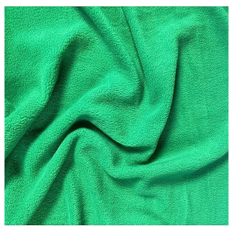 Polar Fleece Fabric by the Yard Kelly Green 60" 280 GSM