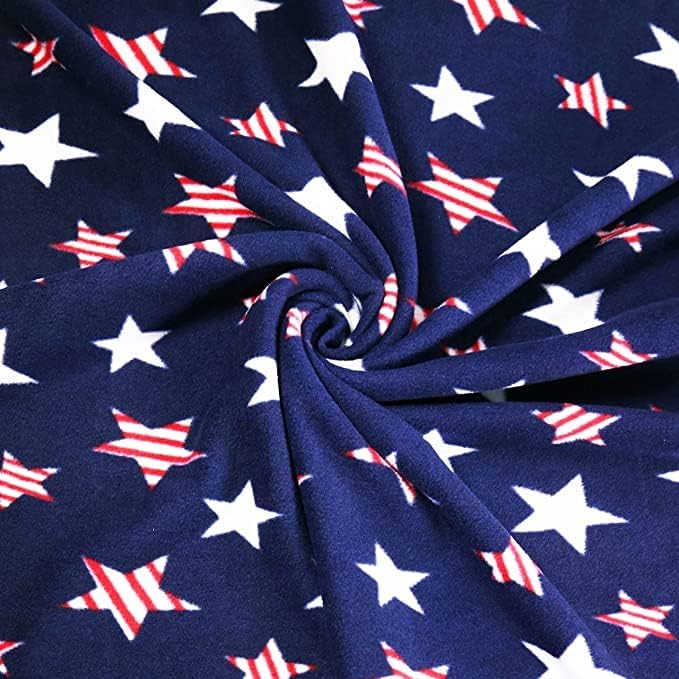 Polar Fleece Fabric Stars 60" 280 GSM