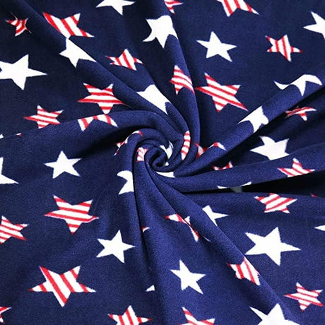 Polar Fleece Fabric Stars 60" 280 GSM