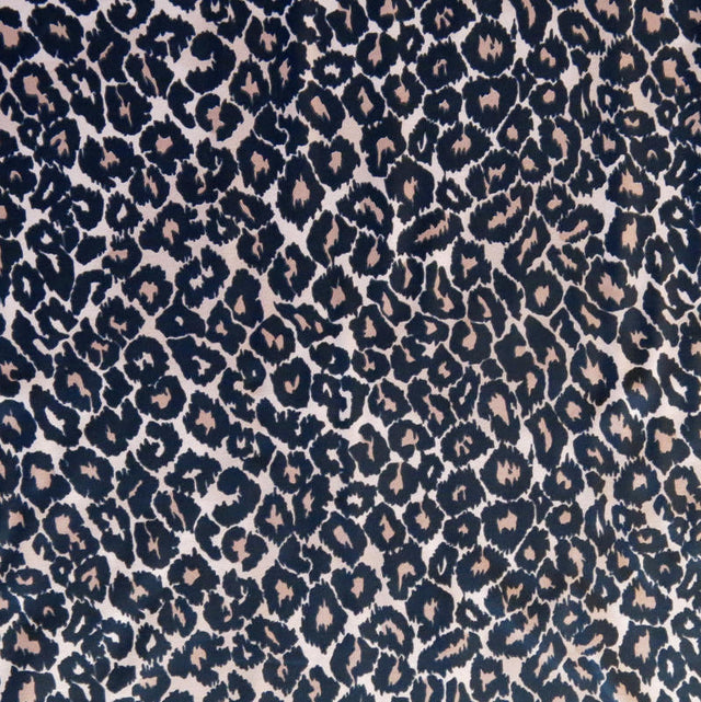 Swim Knit Nylon Spandex Leopard Print