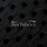 Flocked Dot Mesh Polyester Spandex Fabric - Black Flocked Polka Dots, 58-60" Width, 140 GSM (1 Yard)