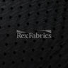 Flocked Dot Mesh Polyester Spandex Fabric - Black Flocked Polka Dots, 58-60" Width, 140 GSM (1 Yard)