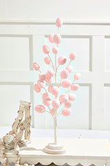 22.5 InchColorful Flocked Egg Tree Decorative Easter Spring Tabletop Centerpiece