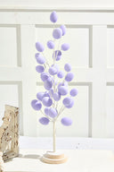 22.5" Colorful Flocked Egg Tree