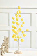 22.5" Colorful Flocked Egg Tree