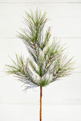 24" Christmas Flocked Pine Spray