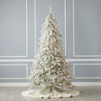 6.5' Flocked Winter Fir Tree with 250 Warm White LED Lights
