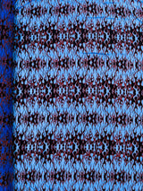 Flocking Flame Power Mesh Power Mesh Fabric - Black Flocked Flames, Red Glitter Accents, 60" Width (1 Yard)