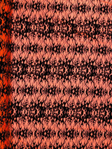 Flocking Flame Power Mesh Power Mesh Fabric - Black Flocked Flames, Red Glitter Accents, 60" Width (1 Yard)