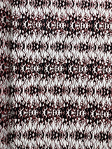 Flocking Flame Power Mesh Power Mesh Fabric - Black Flocked Flames, Red Glitter Accents, 60" Width (1 Yard)