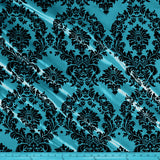 Flocking Taffeta Polyester Fabric - 58" Width, Multiple Colors (1 Yard)