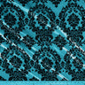 Flocking Taffeta Polyester Fabric - 58" Width, Multiple Colors (1 Yard)