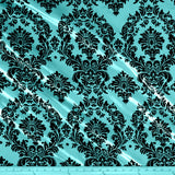 Flocking Taffeta Polyester Fabric - 58" Width, Multiple Colors (1 Yard)