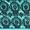 Flocking Taffeta Polyester Fabric - 58" Width, Multiple Colors (1 Yard)