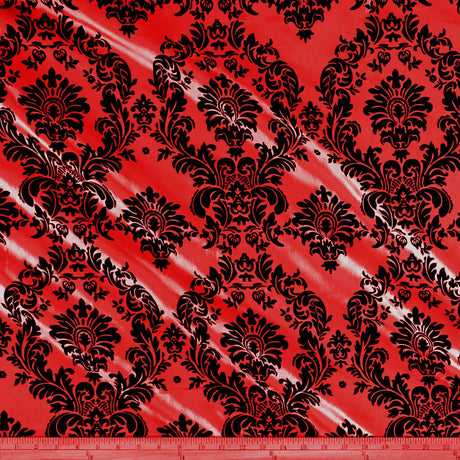 Flocking Taffeta Polyester Fabric - 58" Width, Multiple Colors (1 Yard)