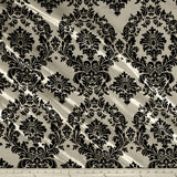 Flocking Taffeta Polyester Fabric - 58" Width, Multiple Colors (1 Yard)