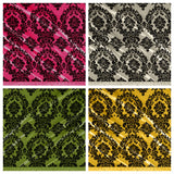 Flocking Taffeta Polyester Fabric - 58" Width, Multiple Colors (1 Yard)
