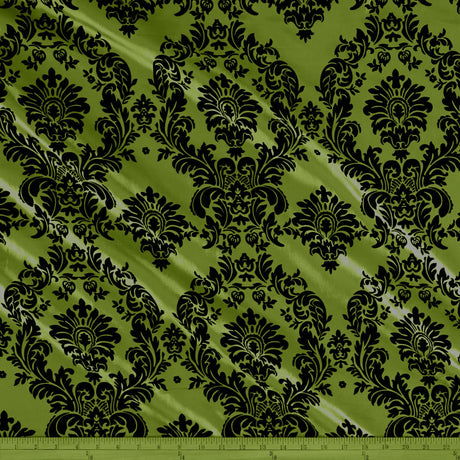 Flocking Taffeta Polyester Fabric - 58" Width, Multiple Colors (1 Yard)