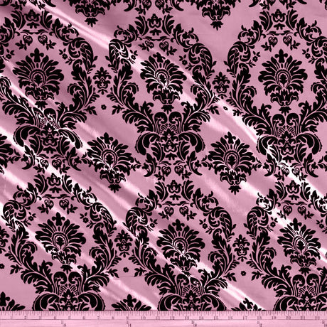 Flocking Taffeta Polyester Fabric - 58" Width, Multiple Colors (1 Yard)