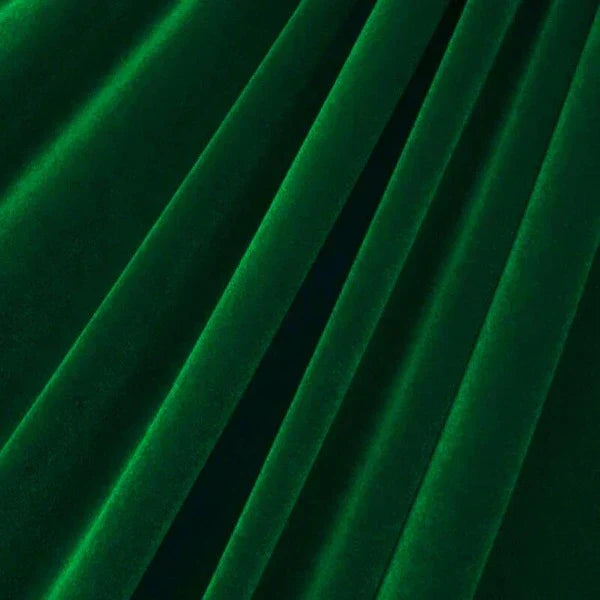 Velvet Flocking Fabric - 55 Percent Polyester 45 Percent Nylon, Solid, 58/60" Width (1 Yard)
