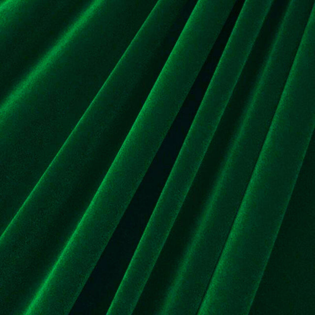 Hunter Green Upholstery Grade Flocking Velvet Fabric,