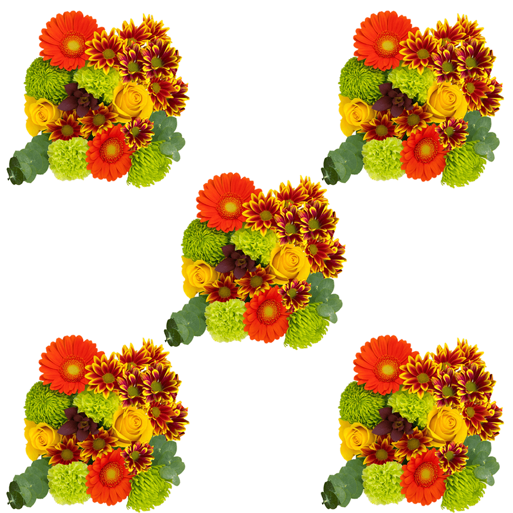 Autumn Mixed Flower Bouquet Fresh Seasonal Floral Arrangement